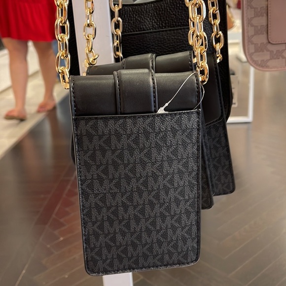 Michael Kors Carmen Small Logo Smartphone Crossbody Bag
Black - Picture 10 of 16